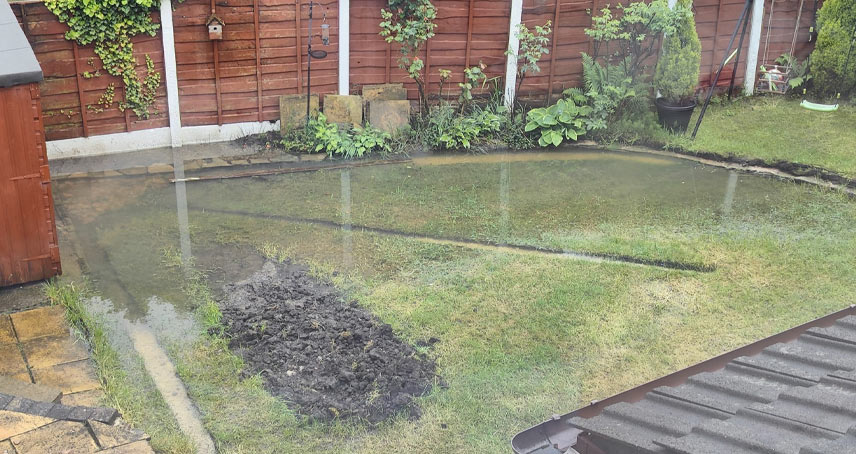 Prosciugamento rampe garage e cortili allagati a Roma